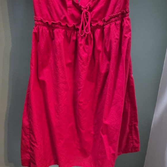 Red Embroidered Dress - Picture 7 of 8